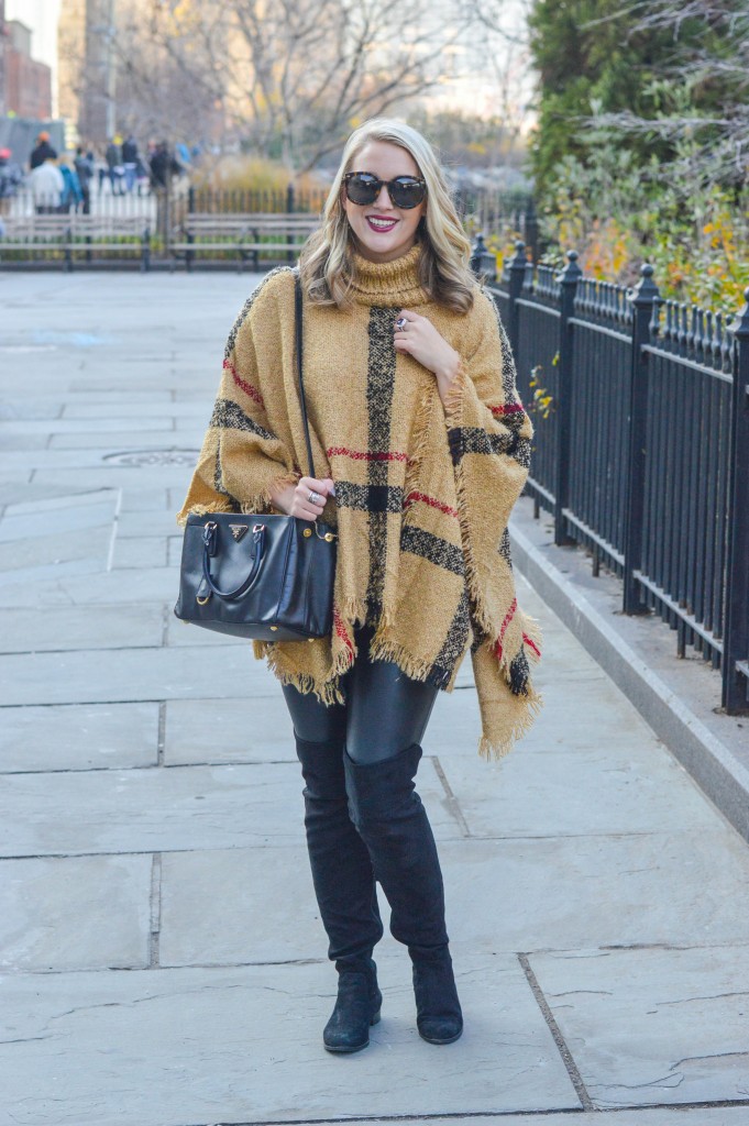 burberry turtleneck poncho