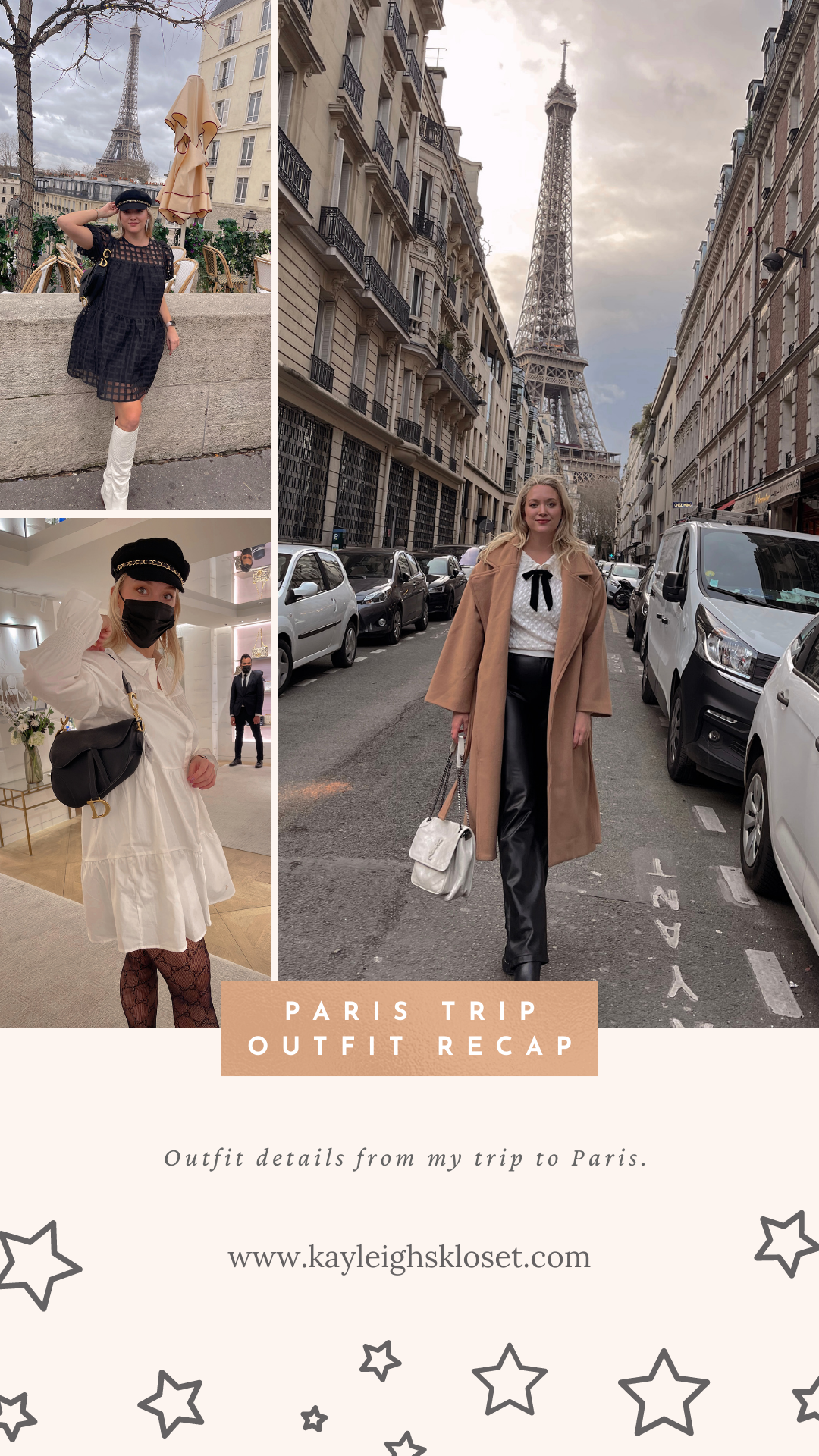 Paris Outfit Recap -  Paris outfits, Paris outfit ideas, Paris vacation  outfit