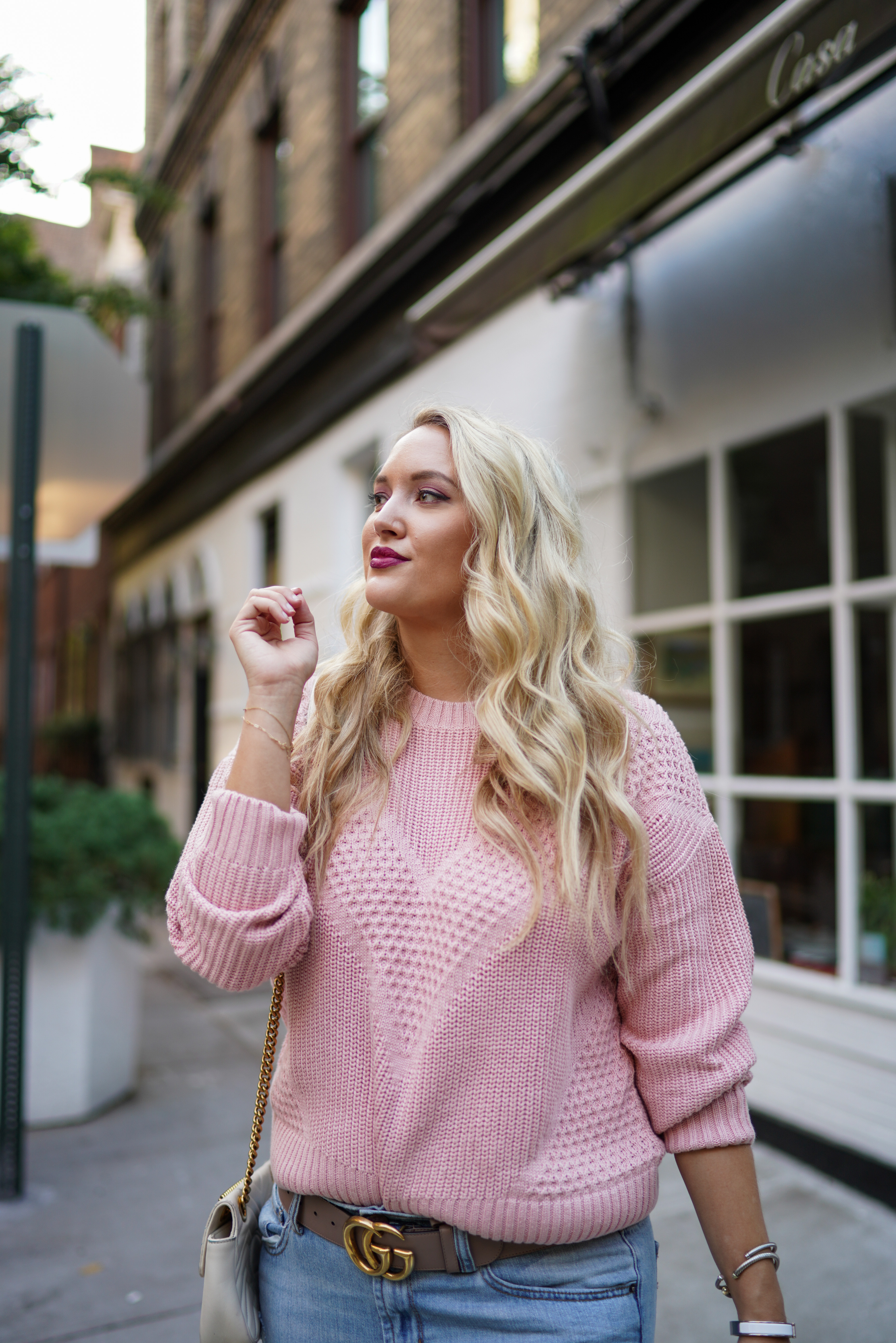 Pastel Pink Sweater - Kayleigh's Kloset
